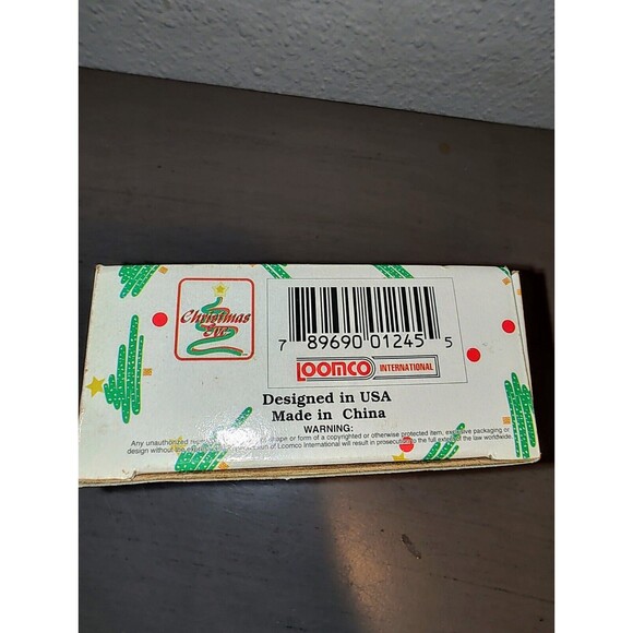 Loomco Vintage Miniature Teddy Bear Christmas Eve Tea Set So Cute Collectible - Picture 4 of 4